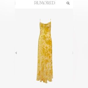Rumored Yellow Maxi Dress XS